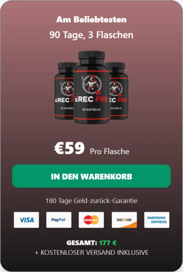 Erec Pro Angebotspreis